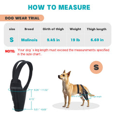GoGoPaw Rodilla para Perro, Tejido Transpirable previene sobrecalentamiento durante uso diario.