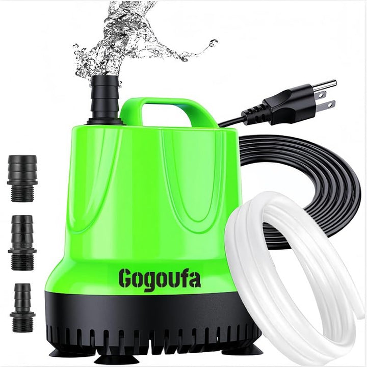 Bomba Gogoufa submersible con tubería de 5 pies para circulación eficiente del agua en acuario
