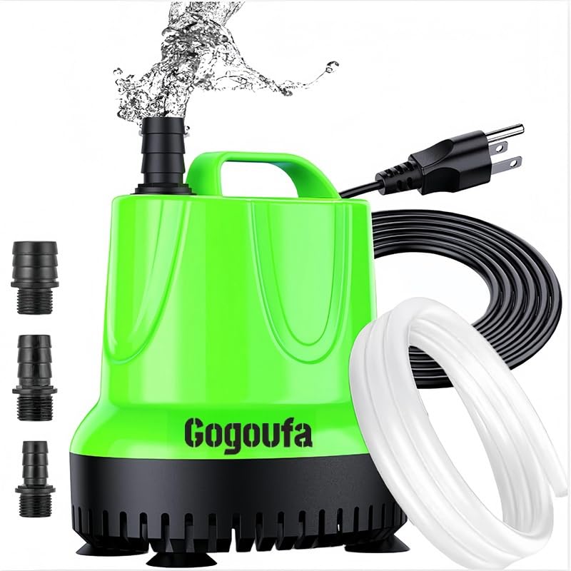 Bomba Gogoufa submersible con tubería de 5 pies para circulación eficiente del agua en acuario