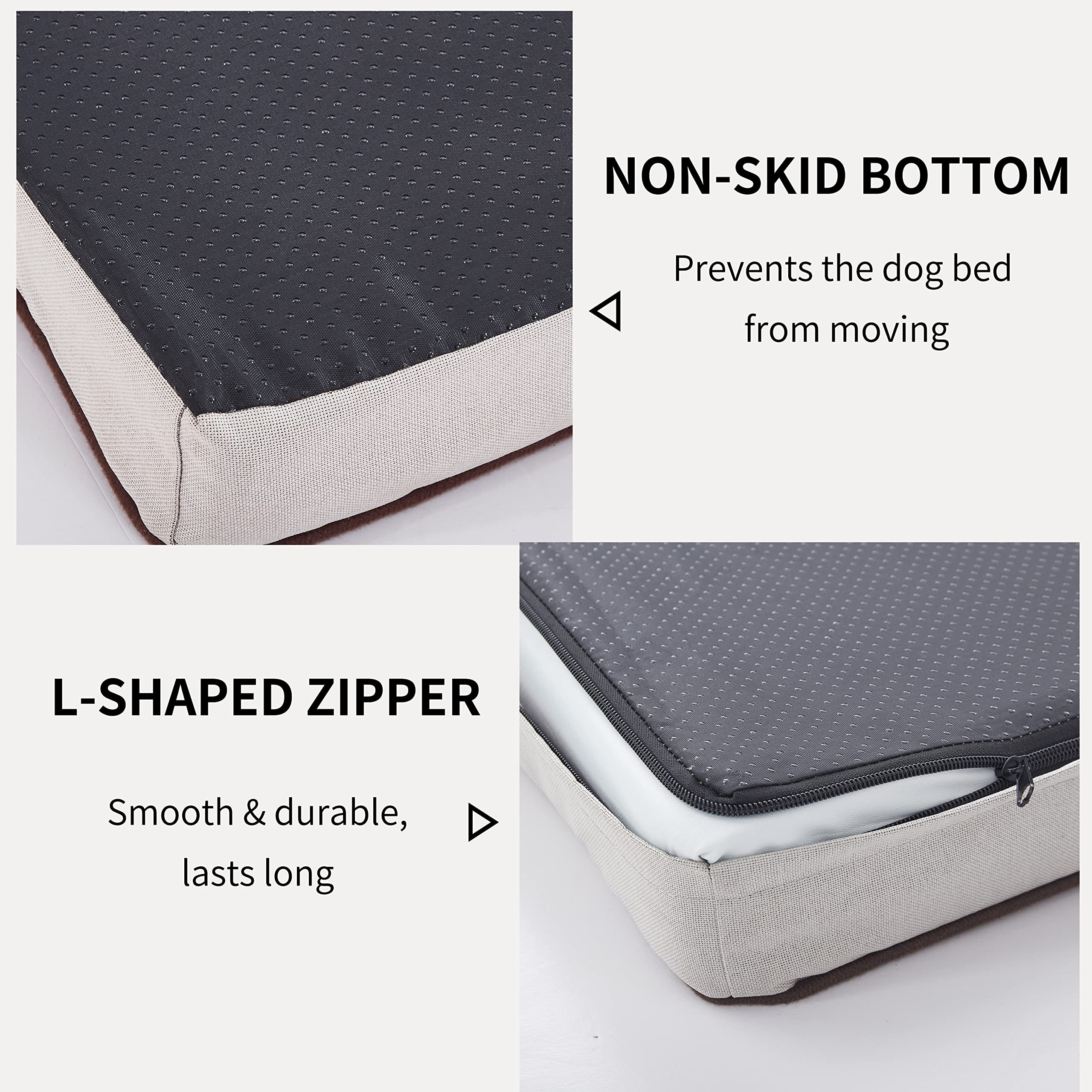 GOHOO PET base-antideslizante mantiene la cama estable.