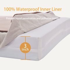 GOHOO PET funda-lavable para cama, limpieza fácil con cierre oculto.