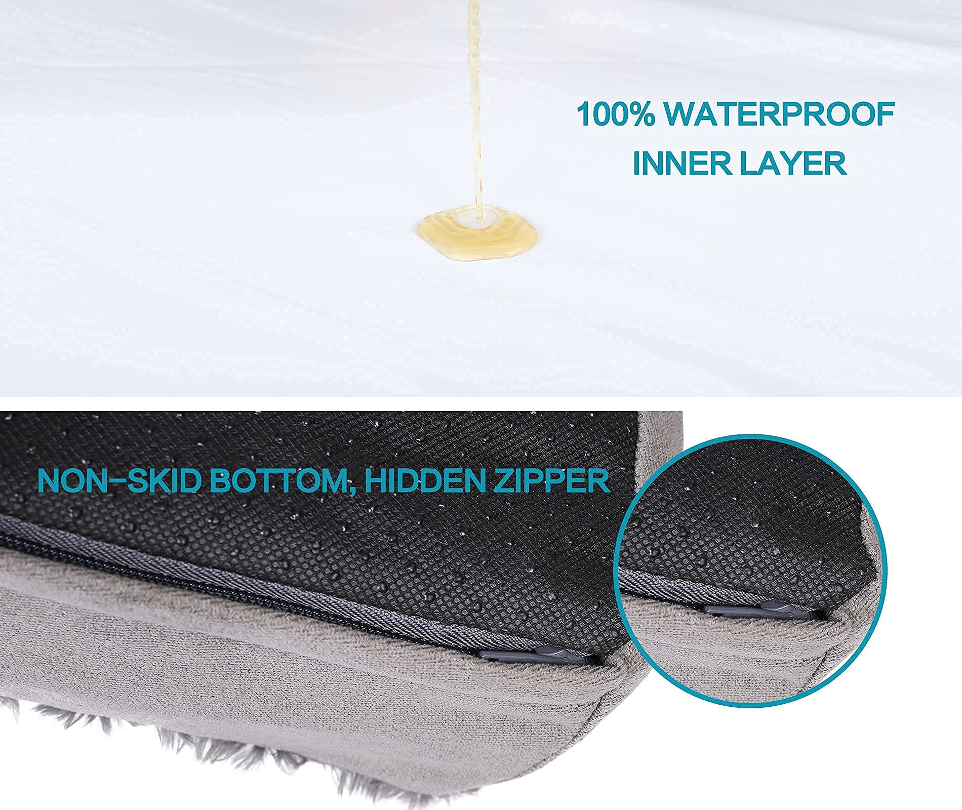 GOHOO PET cama para jaula impermeable, ideal para transporte.