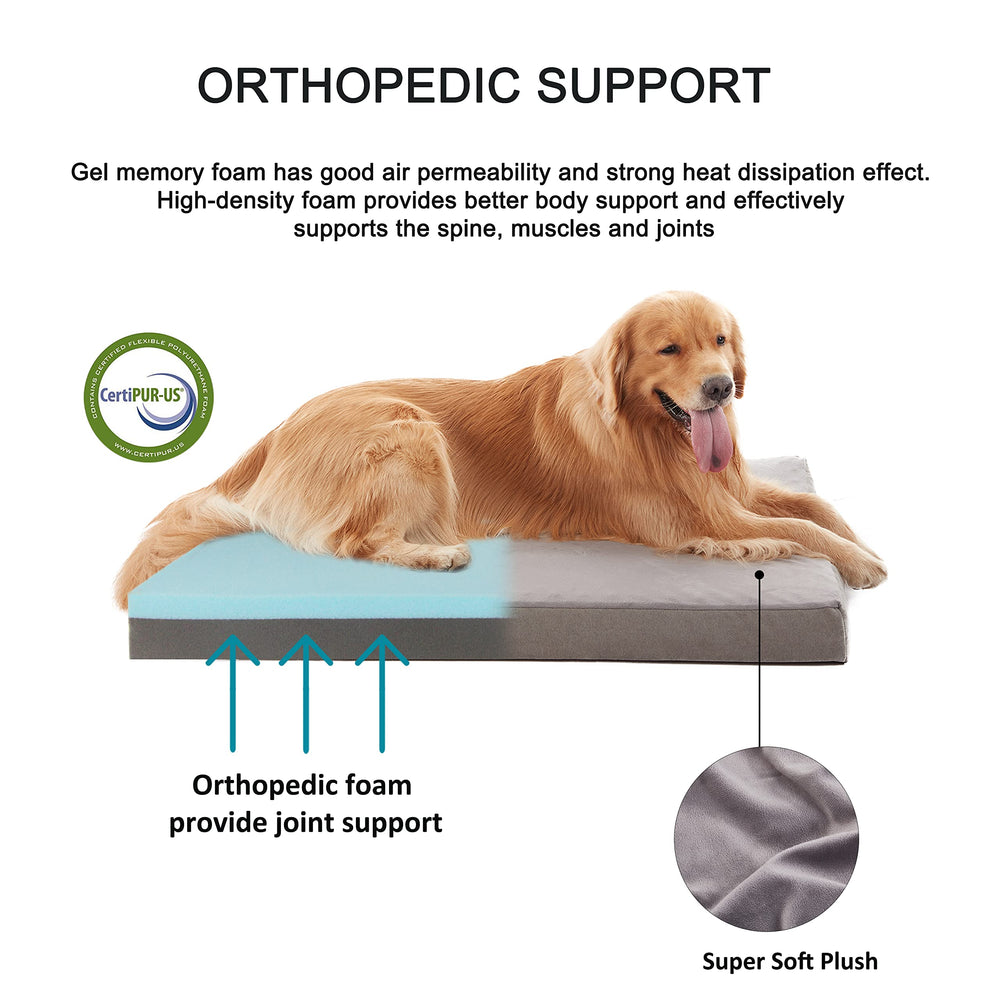 GOHOO PET cama con funda impermeable interior para evitar líquidos