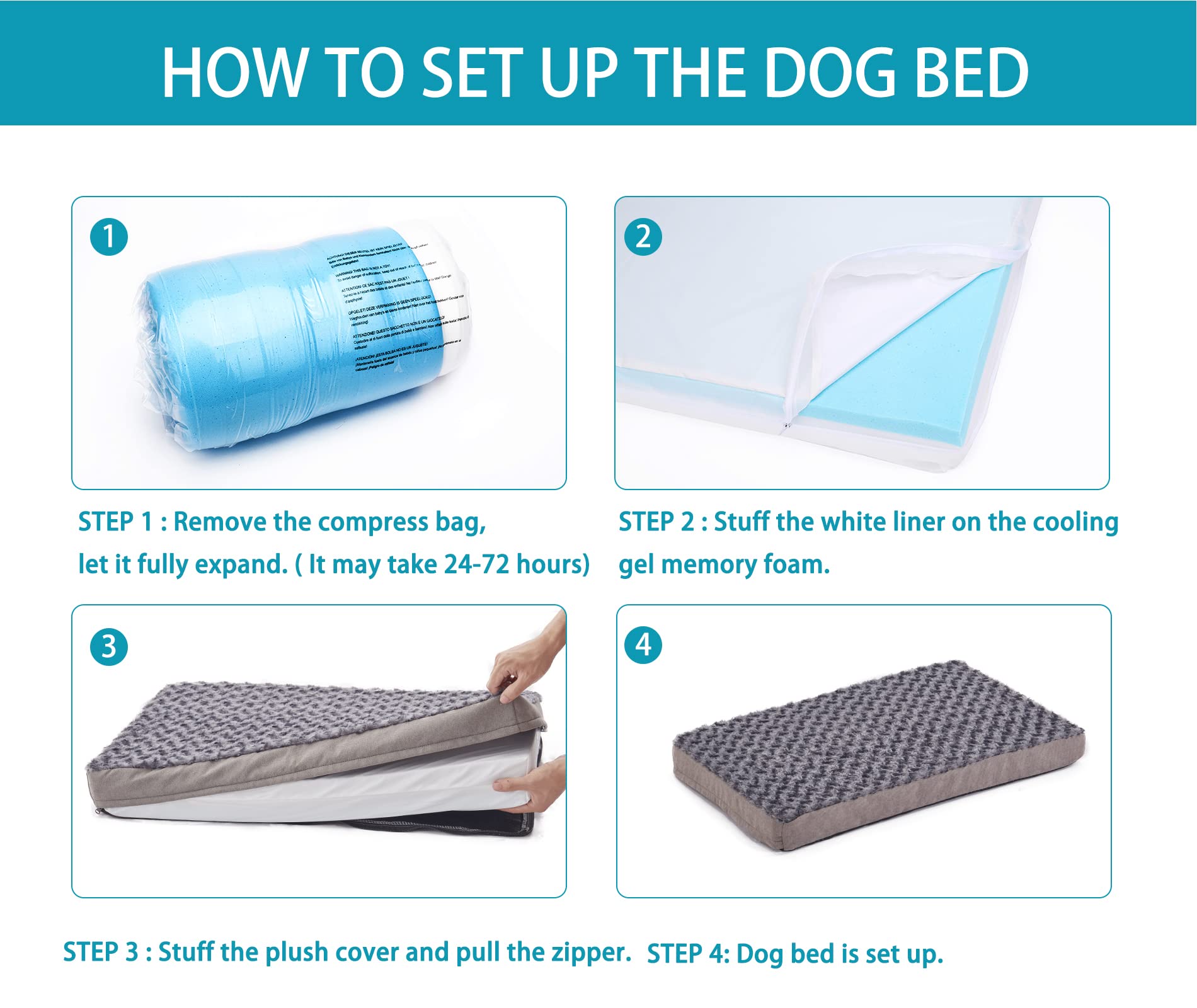 GOHOO PET funda desmontable y lavable para limpieza rápida.