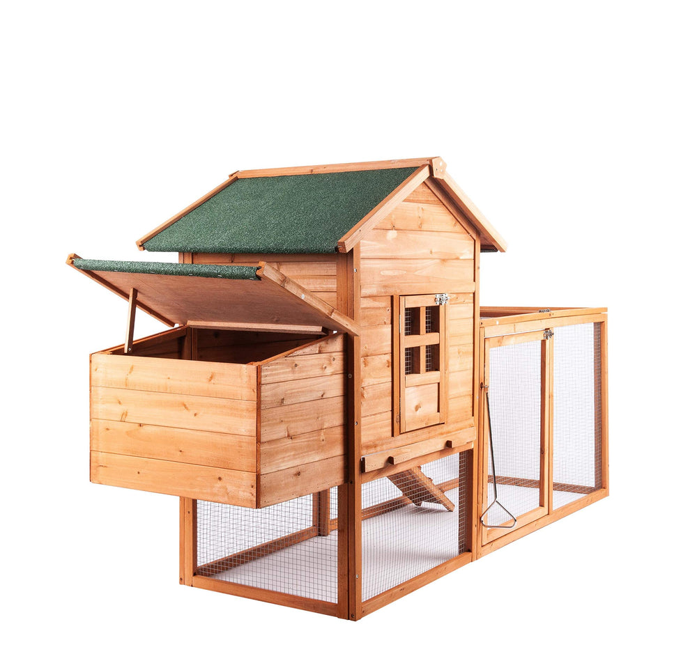 GOJOOASIS coop ventilación-doble, ventilación adecuada para el bienestar de las aves.