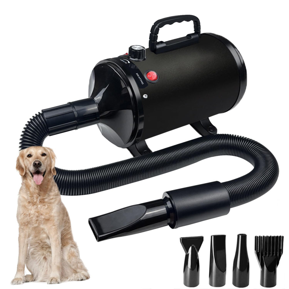 GOLADA secador para perros con alto flujo para secado rápido tras el baño.
