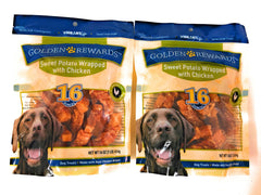 Golden Rewards pollo con batata dulce, envase práctico para comidas rápidas y balanceadas