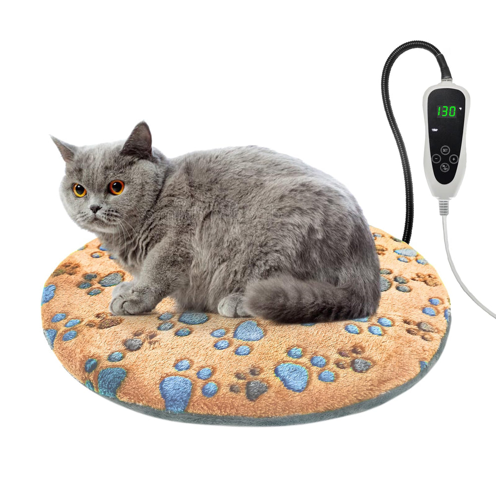 GOLOPET almohadilla calefactable para gatos de 16 pulgadas, calor estable.