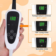 GOLOPET termostato inteligente ajusta temperatura de forma flexible.