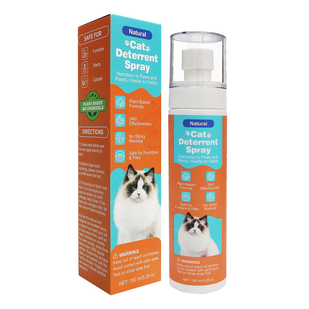 GOLRISEN repelente para gatos, botella para aplicar y prevenir arañazos.