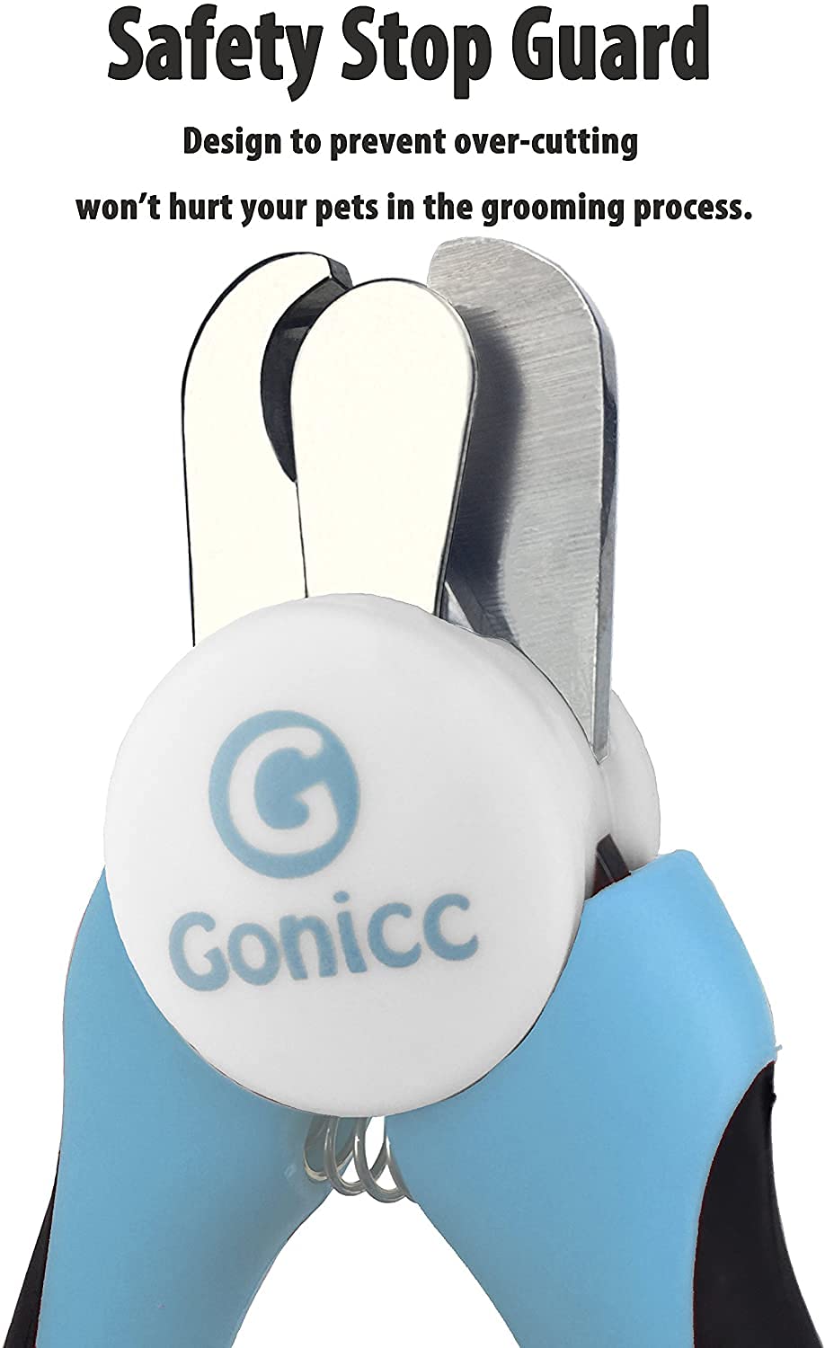 Gonicc lima de uñas gratuita almacenada dentro del mango para acabado suave