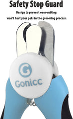 Gonicc lima de uñas gratuita almacenada dentro del mango para acabado suave