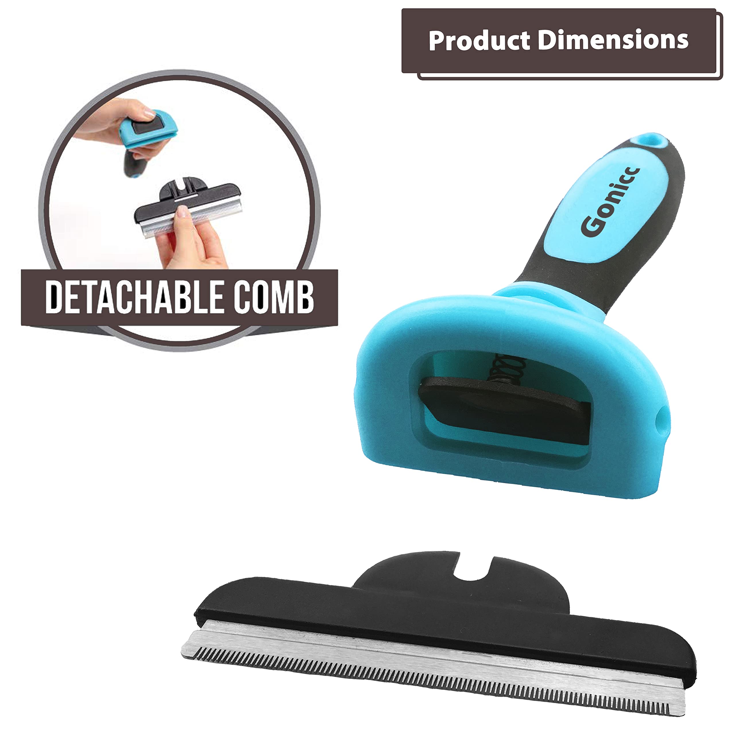 Gonicc PDT-1001, diseño duradero y estable para cuidado de mascotas.