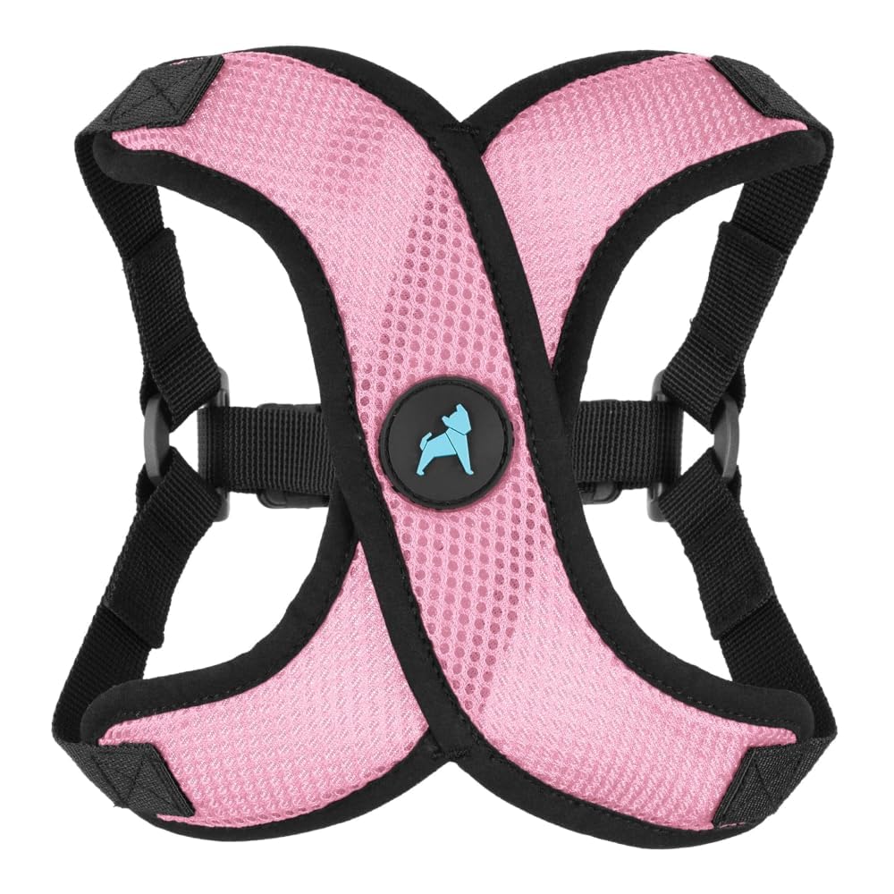 Gooby Comfort X con malla transpirable para paseos cómodos en perros pequeños