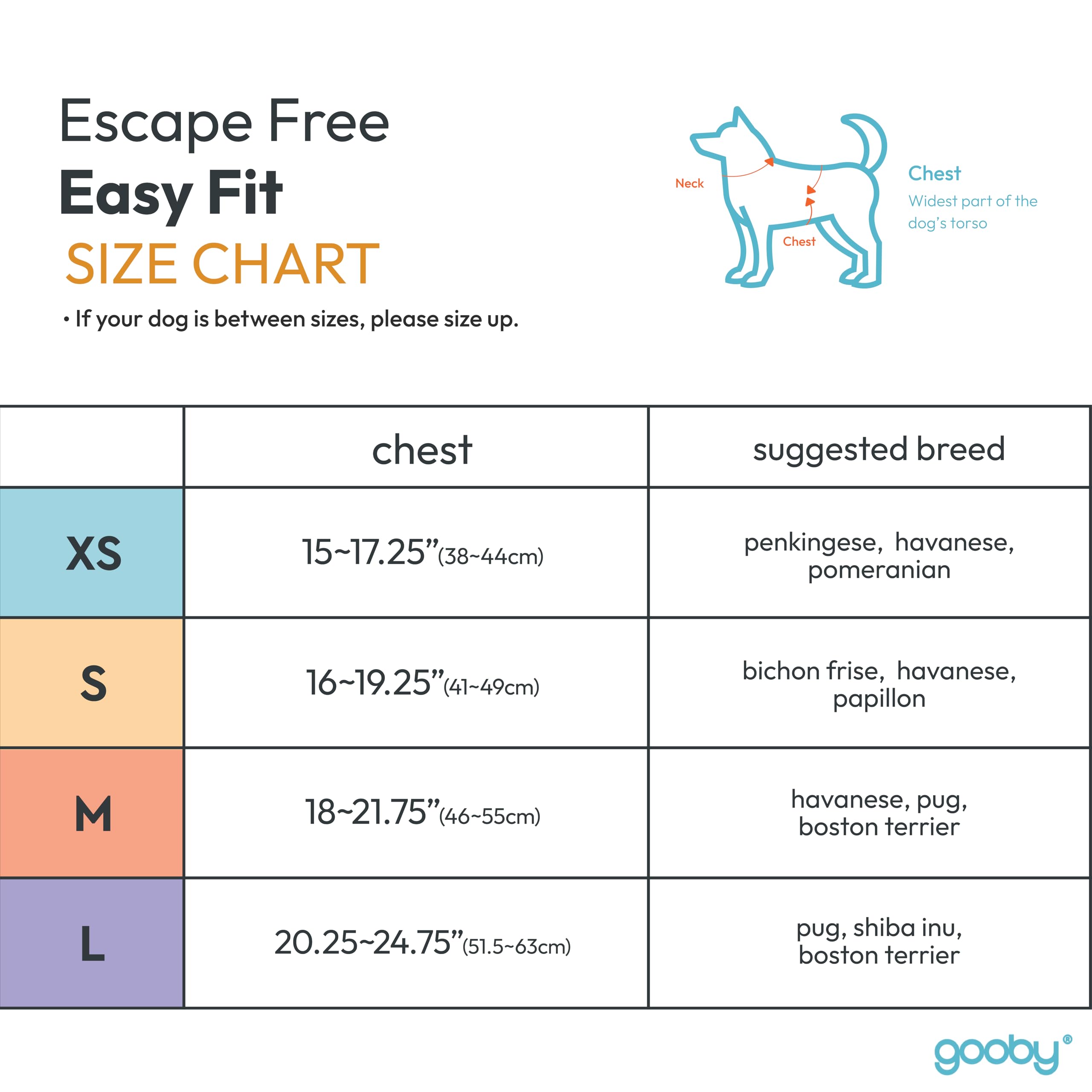 Diseño de entrada por patas Gooby Escape Free Easy Fit para colocar con facilidad.