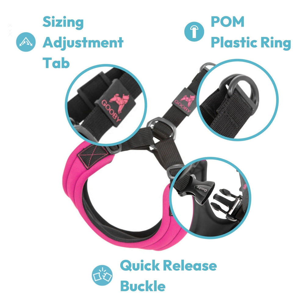 Gooby Escape Free Sport Harness neopreno: acolchado ligero que reduce rozaduras