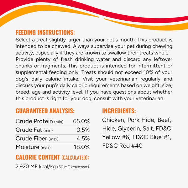 Good'n'Fun Triple Flavor Wings, masticación supervisada en casa.