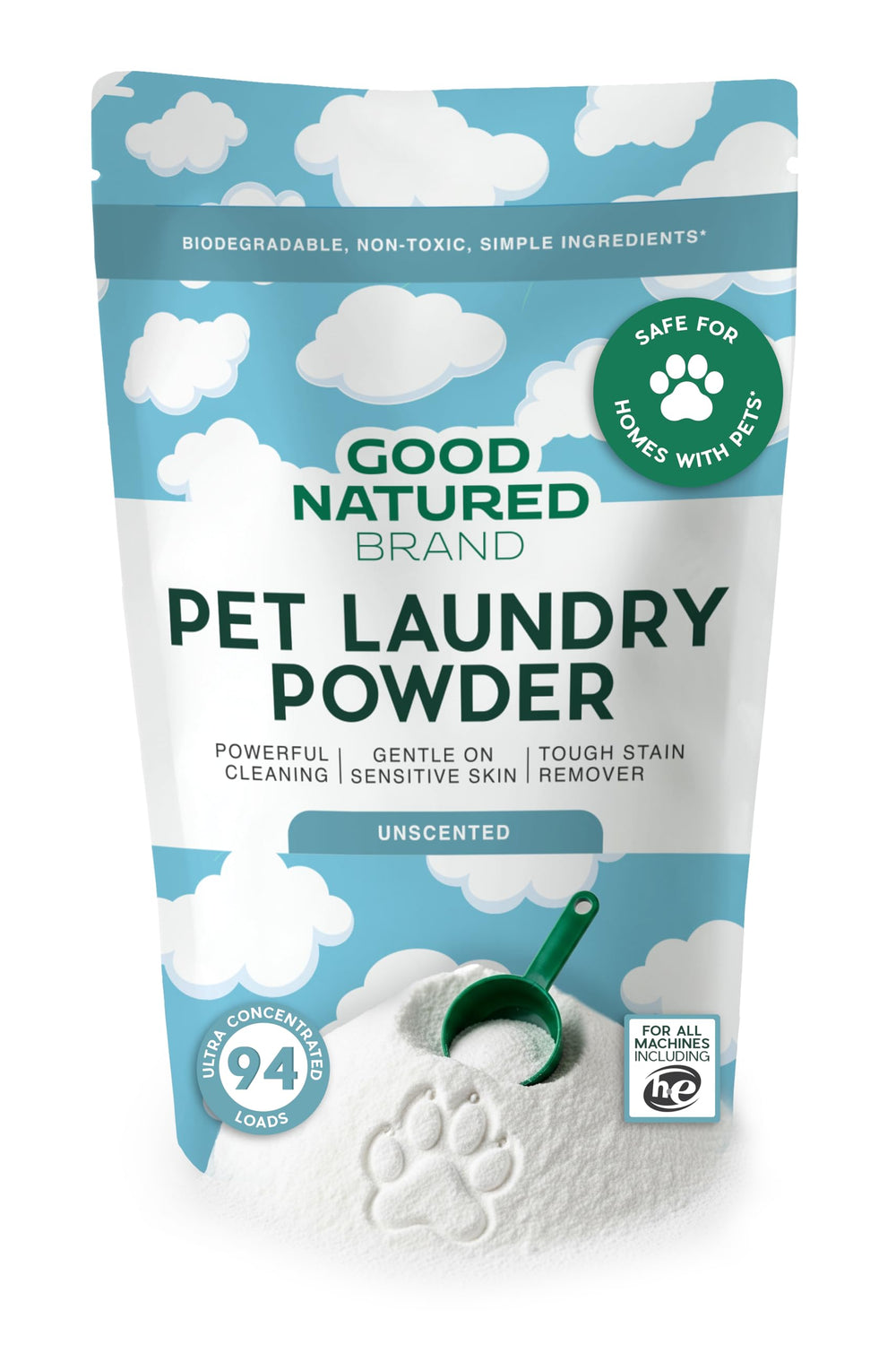 Good Natured Brand removedor de manchas y olor para mascotas en la lavadora