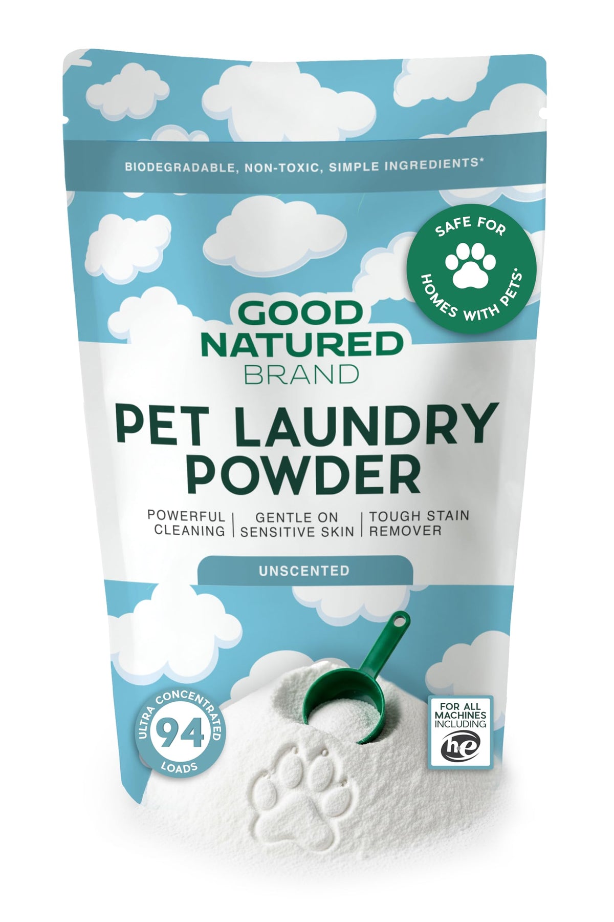 Good Natured Brand removedor de manchas y olor para mascotas en la lavadora