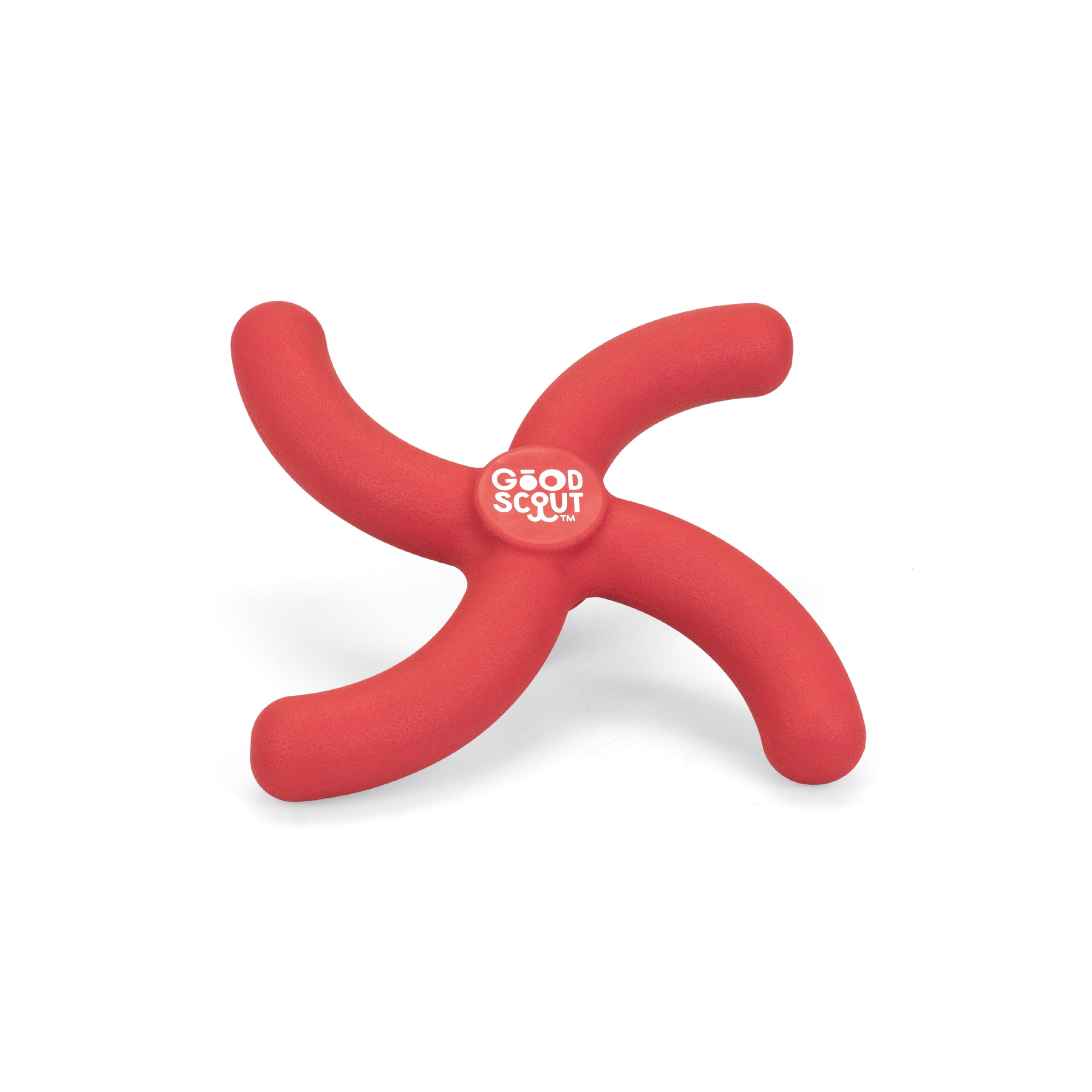 Good Scout juguete para perro de caucho natural, resistente y suave para los dientes