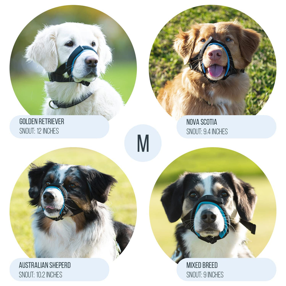 GoodBoy Gentle Muzzle con conexión extra para mayor seguridad y ajuste estable.