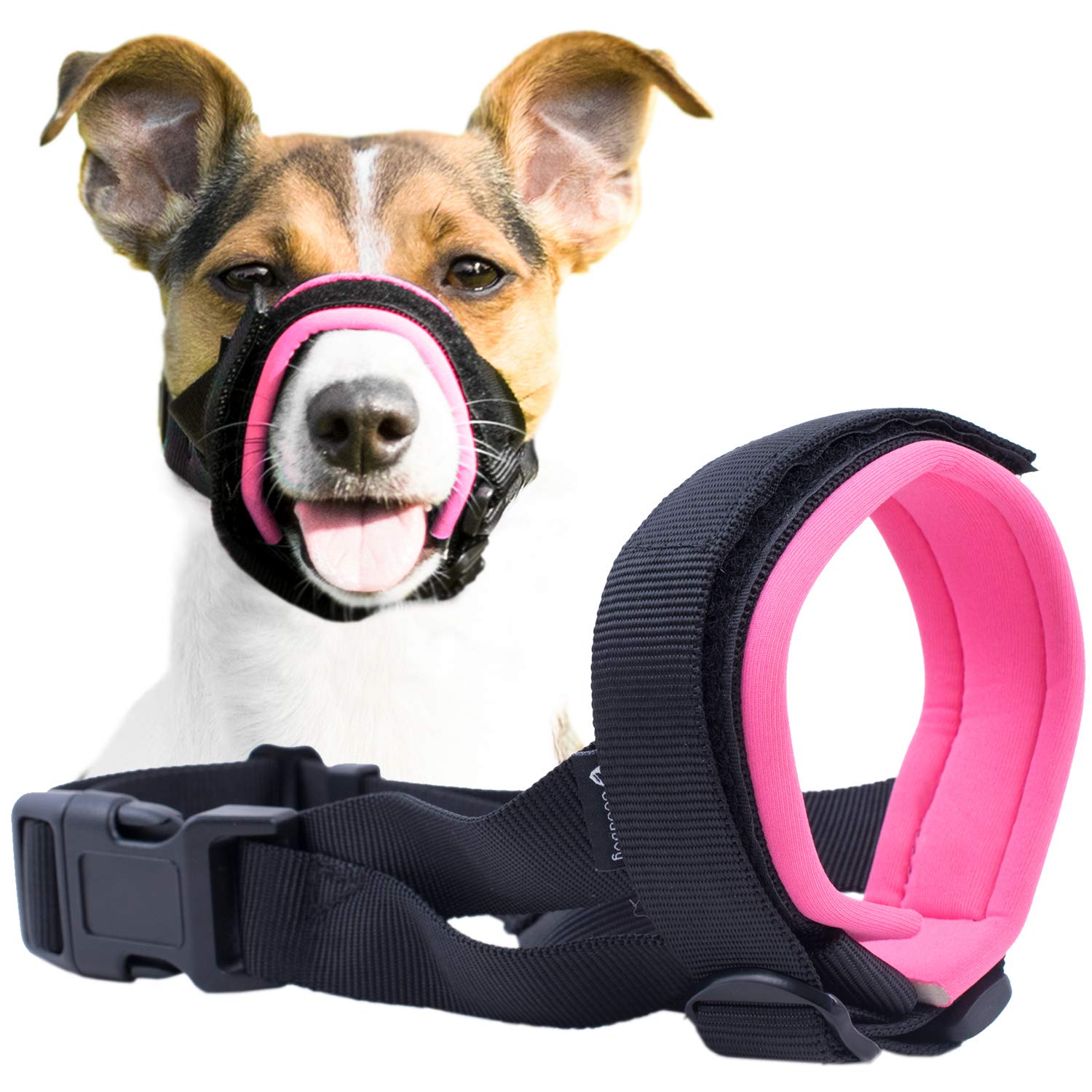 GoodBoy mordaza suave para perros con acolchado de neopreno para comodidad diaria