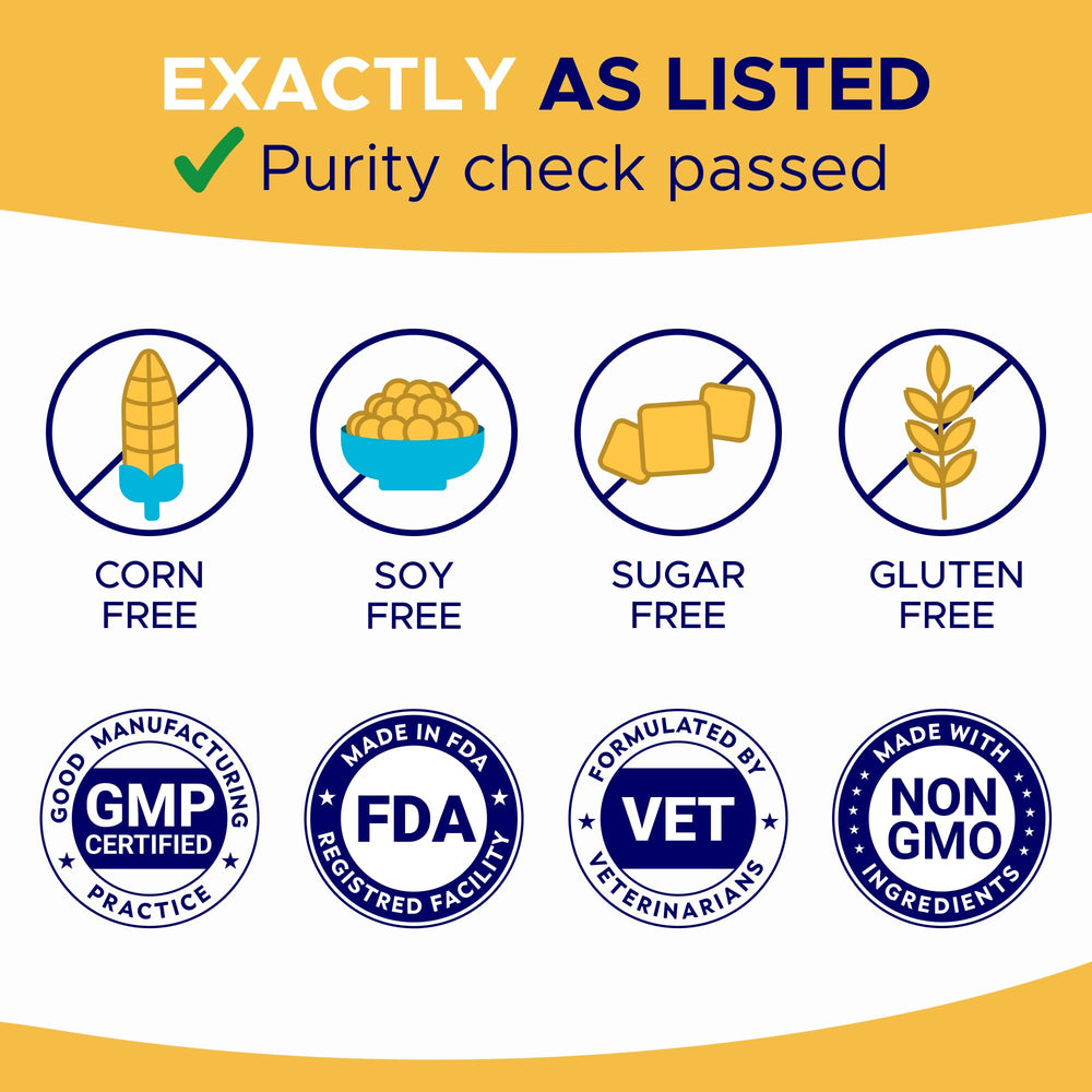 GOODGROWLIES Omega3 para perros, uso diario para bienestar general.