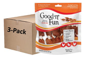 Good'n'Fun kabobs sabor triple para perros, ideal para masticar