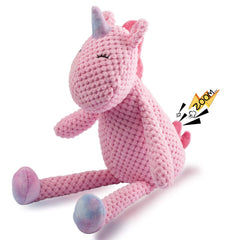 GOOLA juguete perro unicornio chirrido para juego interactivo