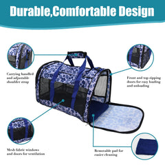 GoOpaws transportin interior con almohadilla removible para descanso comodo