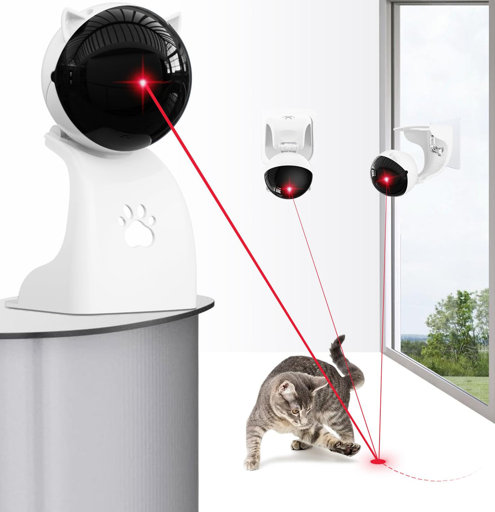 Goopow puntero-laser para gatos en interiores, ideal para juego diario en casa.