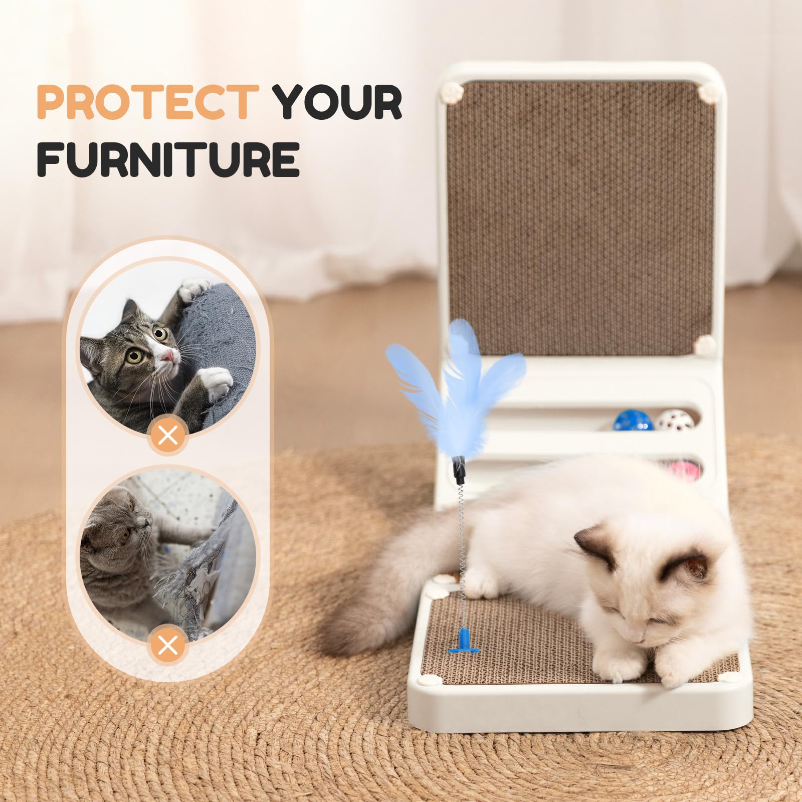 Goosheep diseño adecuado para gatos grandes y pequeños.