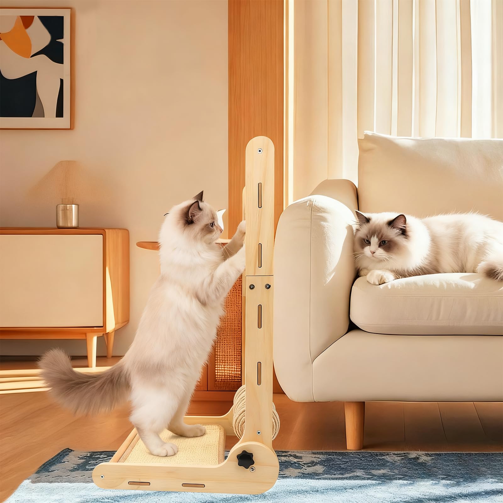 Goosheep proteccion muebles con sisal para rascar sin dañar tapicería.