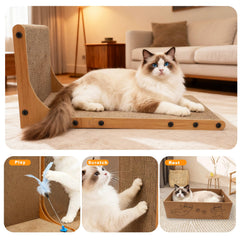 Goosheep juguete con plumas para estimular juego interactivo