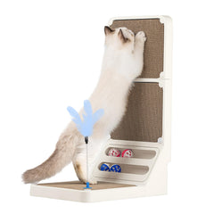Goosheep tablero de rayado en L para pared, juego seguro para gatos.