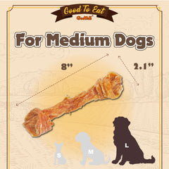 Gootoe masticación prolongada con tendones de pavo para perros activos.