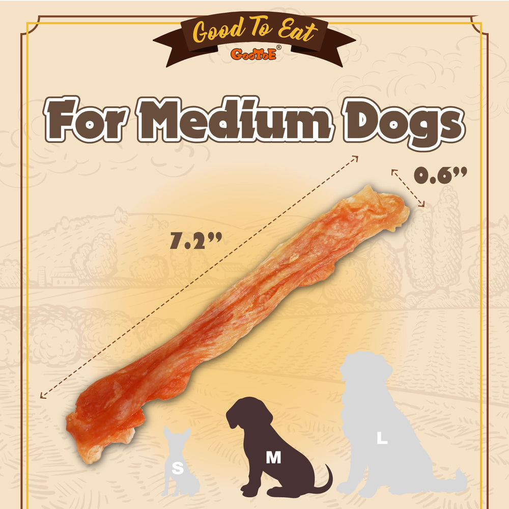 gootoe tendones de pavo para perros, textura natural, promueve salud dental suave