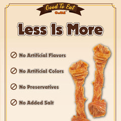 Gootoe tendones de pavo sin aditivos, sabor natural para perros sensibles.