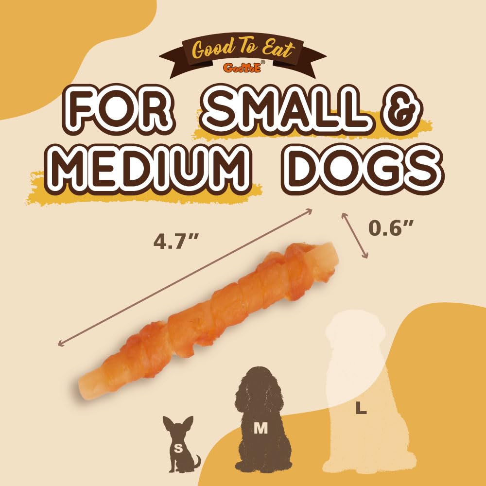 Gootoe tiras pollo salmon digestibles: alternativa sin granos para estómagos sensibles.