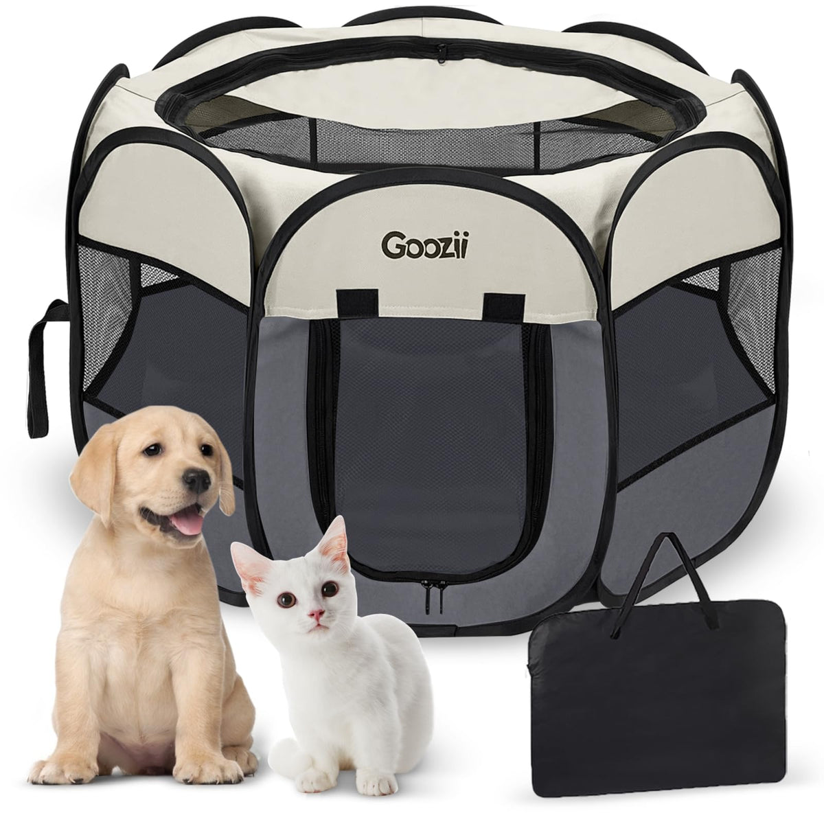 Goozii jaula de juego para gatos en interior, ofrece mucho espacio para moverse