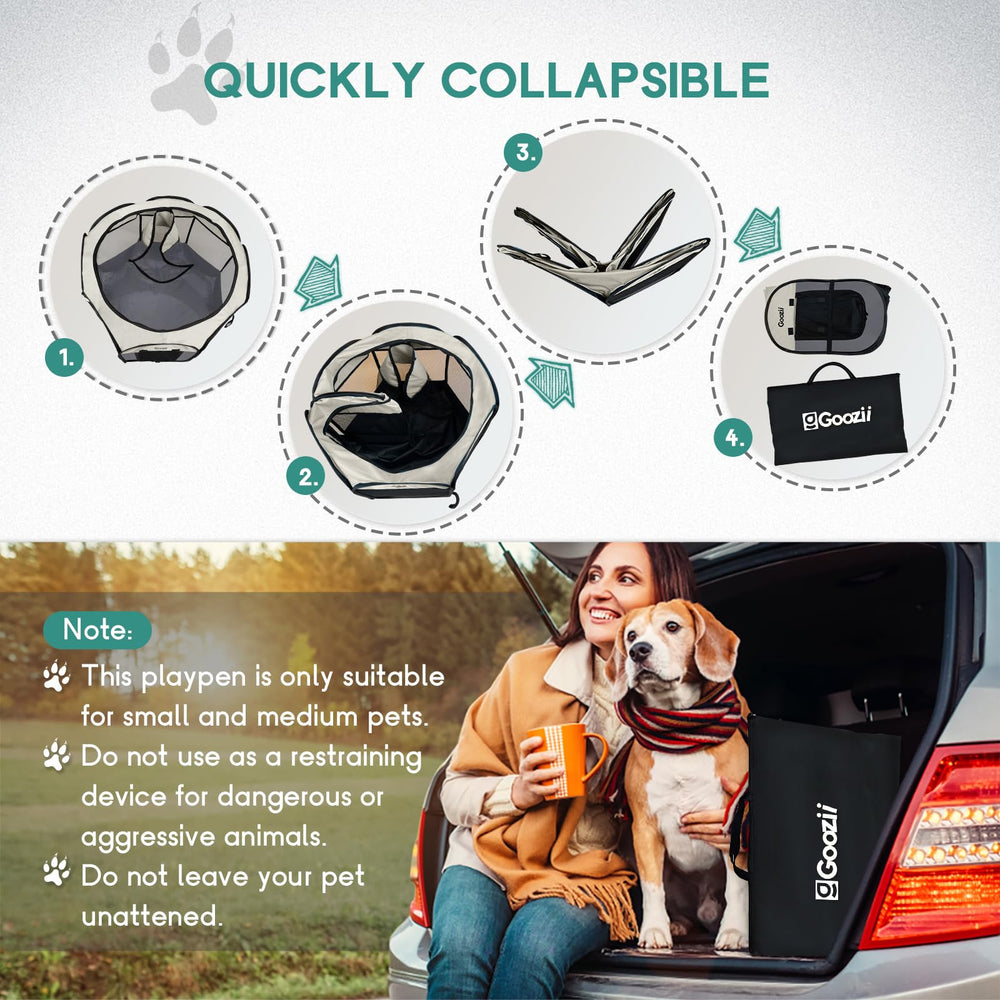 Goozii jaula plegable y ligera, ideal para viajes
