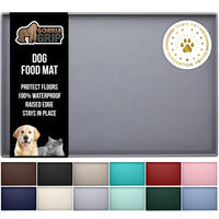 Alfombrilla Gorilla Grip para alimentos de perro, protege el suelo ante derrames.