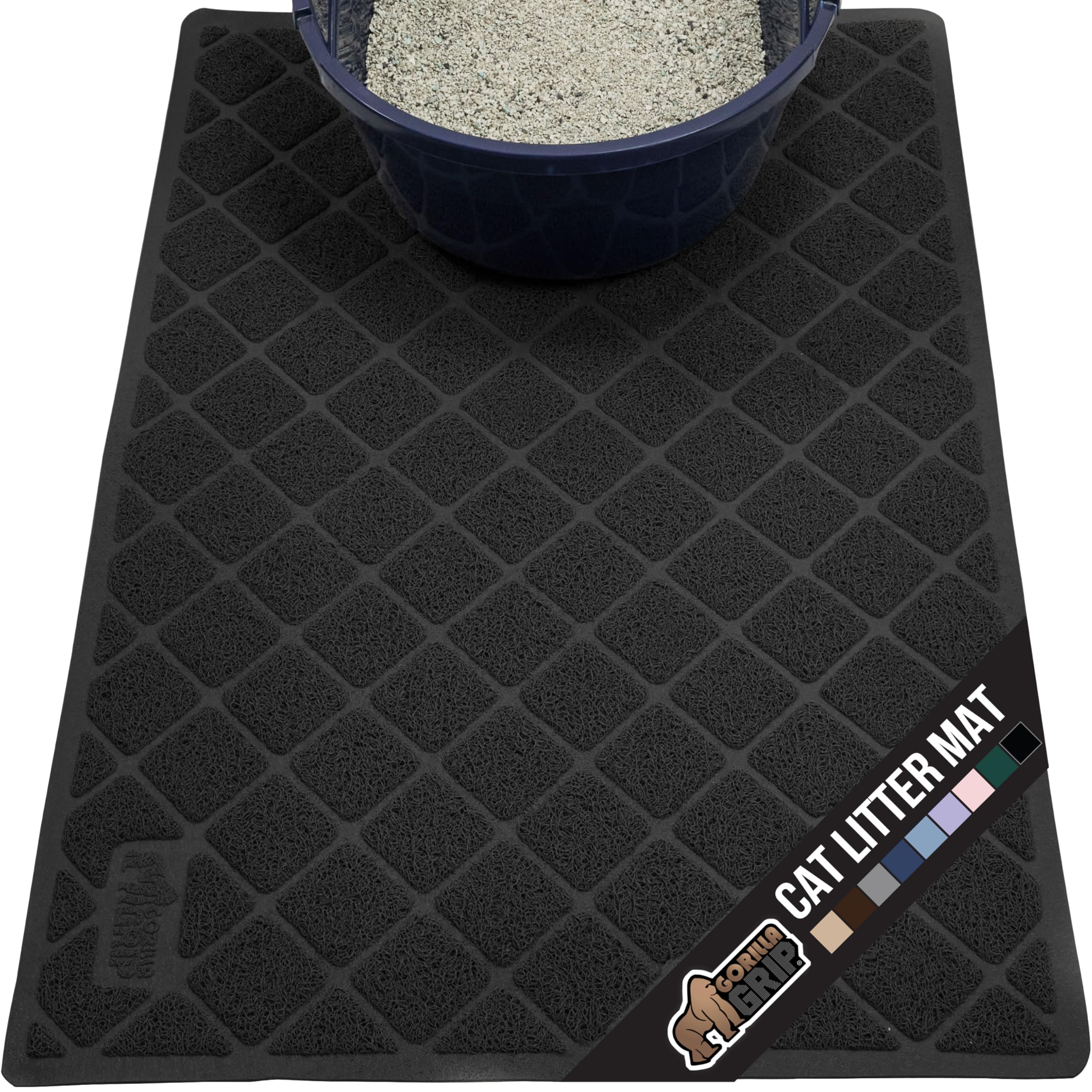 Gorilla Grip: almohadilla para caja de arena con malla gruesa que atrapa arena