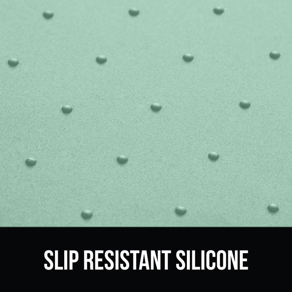 GORILLA GRIP silicona sin BPA segura para comida y bebida.