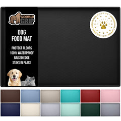 GORILLA GRIP bandeja alimento animales: protege derrames y facilita la limpieza diaria.