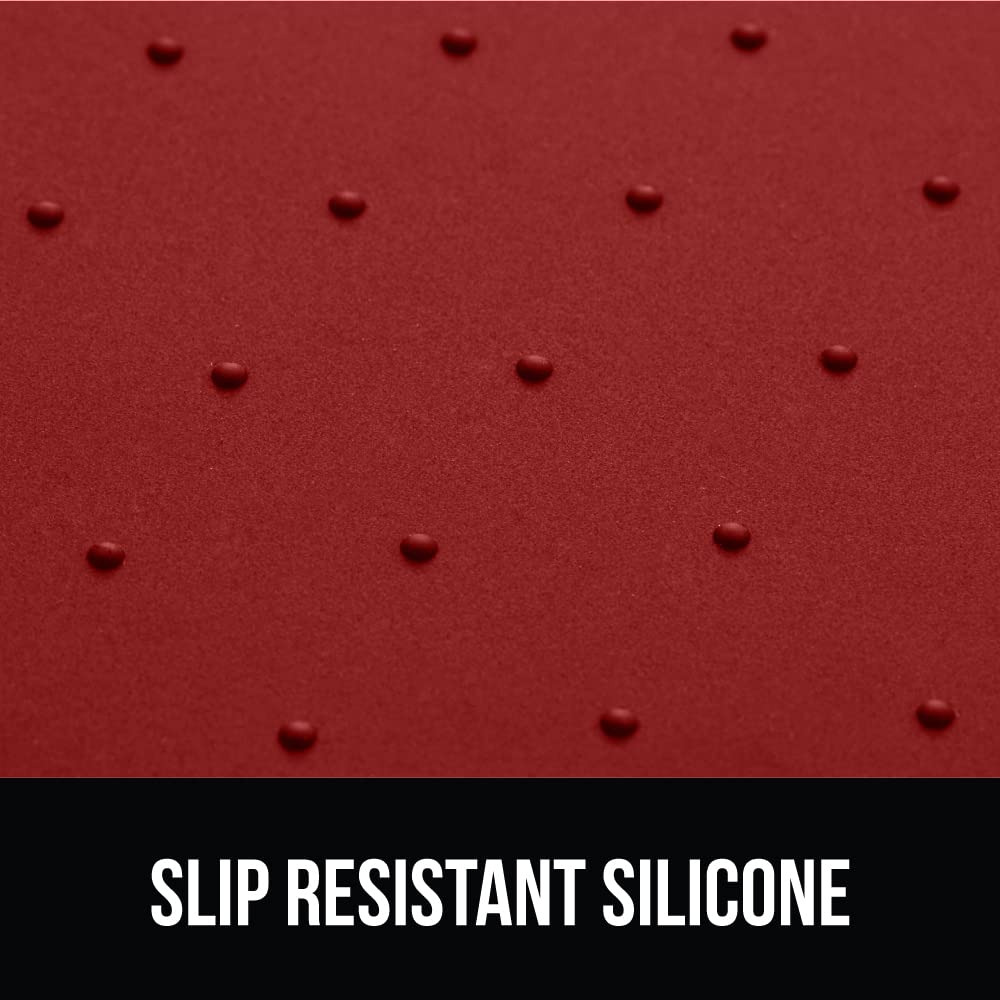 Gorilla Grip Borde elevado contiene derrames y protege el piso.