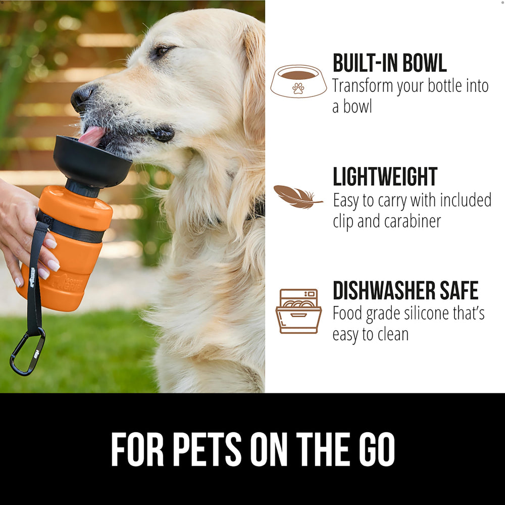 GORILLA GRIP botella de 20 onzas de gran capacidad para perros