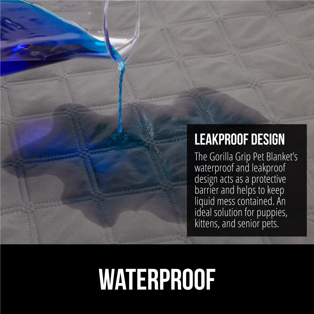 GORILLA GRIP capa interior impermeable de material resistente mantiene líquidos contenidos.