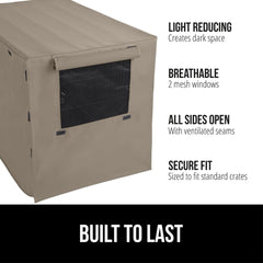 GORILLA GRIP cubre jaula 36 pulgadas, ventana de malla delantera para visibilidad