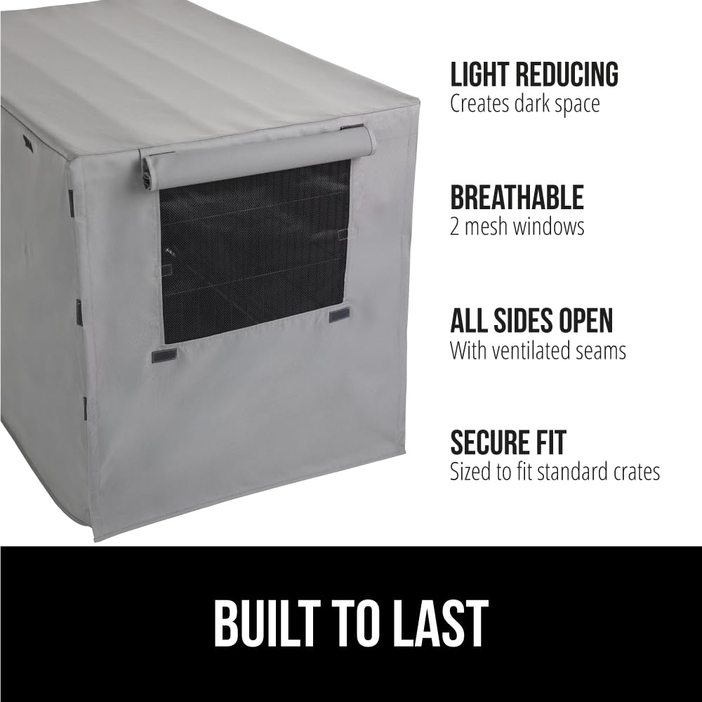 Cobertor GORILLA GRIP para jaula con ventanas traseras para luz natural suave.